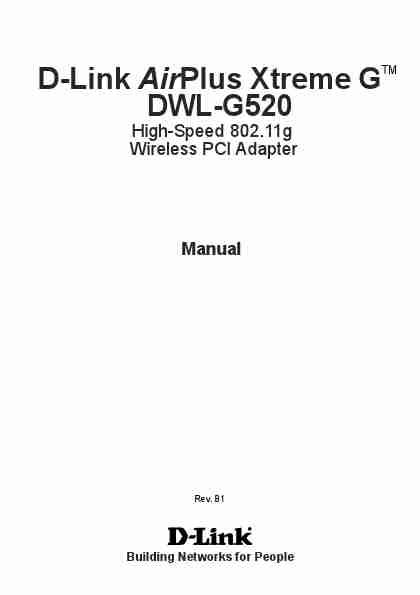 D-LINK AIRPLUS XTREME G DWL-G520-page_pdf